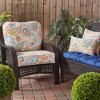 Kensington Garden 2pk 17"x17" Square Outdoor Throw Pillows - 4 of 4