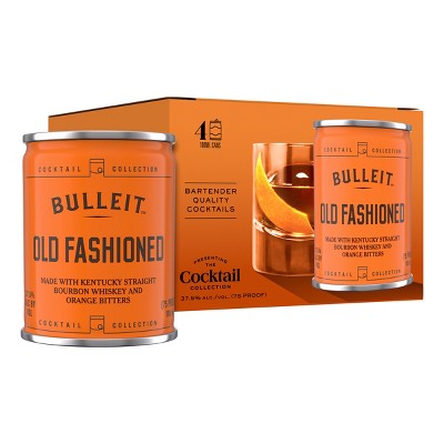 Bulleit Old Fashioned Cocktail - 4pk/100ml Cans