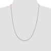 Black Bow Jewelry 1.6mm, Sterling Silver D/C Twisted Solid Serpentine Necklace - 2 of 4