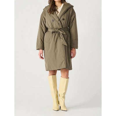 Women's Puffer Trench Coat - Dex