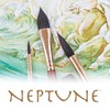 Princeton Neptune Round Brush, Synthetic Bristles, Short Handle Watercolor Paintbrush, Dark Wood, Size 8, Pack of 2 - 3 of 4