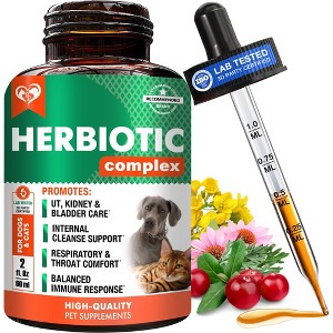 Beloved Pets Herbiotic Natural Herbal Holistic Defense for Dogs and Cats, Urinary Tract, Respiratory, & Intestinal Health 2 oz - 1 pack - 1 of 4