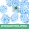 Unique Bargains Silk Artificial Peony Flower Heads Decorations - 2 of 4