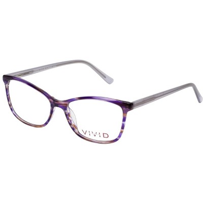 Vivid Designer Blue Light Blocking Reading Eyeglasses 893 Marble Blue 52 mm