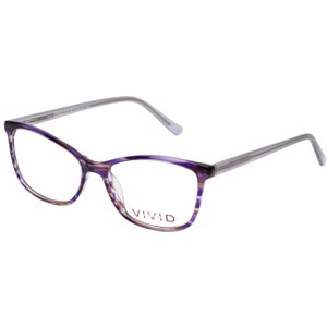 Vivid Designer Blue Light Blocking Reading Eyeglasses 893 Marble Blue 52 mm - 1 of 4