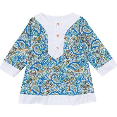 Girls' Paisley Print Tunic - Petit Confection