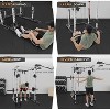 2000 LBS Power Cage,Multi-Function Power Rack with Cable Cross-Over System,Squat Rack with LAT Pull Down System for Home Gym - 3 of 4