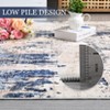 Area Rug, Indoor Rug - Vintage Washable Distressed Carpet for Living Room, Bedroom, Retro Accent Throw for Office, Dining Room - 3 of 4