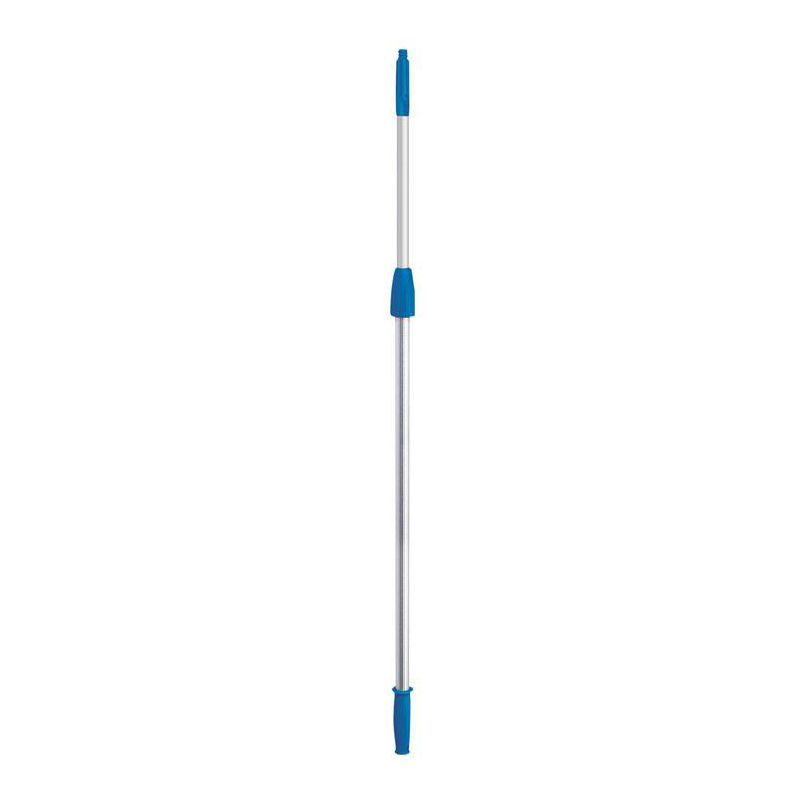 Unger Connect & Clean Telescoping 4-8 ft. L X 1 in. D Aluminum Extension Pole Silver/Blue, 5 of 6