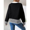Coolmee Womens Fall Cardigan Sweaters Crewneck Long Sleeve Open Front Knit Sweater Women Fashion Cardigans - 4 of 4