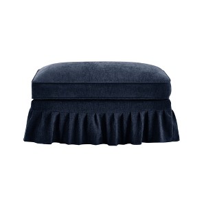 Ottoman Chenille -Blue - 1 of 1