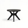 Cross Leg Round Side Table (24in x 24in / 610mm x 610mm) - 3 of 4