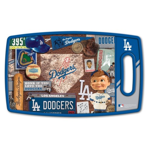 YouTheFan 0959748 MLB Los Angeles Dodgers Retro Series Cutting Board