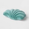 20"x15" Shell Outdoor Novelty Plush Pillow Green - Threshold™ - 2 of 3