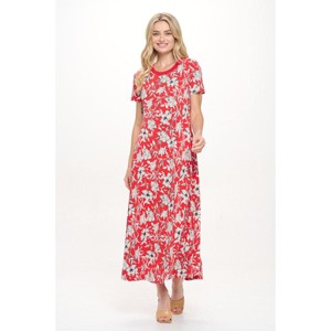 WEST K Women's Jenesis Crewneck T-Shirt A-line Dress with Pockets - 1 of 4