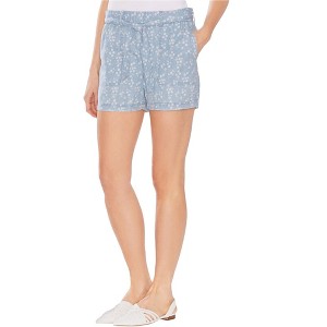 Vince Camuto Womens Tie-Waist Floral Casual Walking Shorts - 1 of 1
