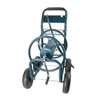 Garden hose reel cart, 4-wheel portable garden hose reel cart with storage basket, suitable for gardens, lawns, sidewalks, and backyards - 3 of 4