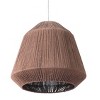 Zuo Modern Impala Ceiling Lamp Brown with Paper Rope Shade 15.7"H x 17.7"W x 17.7"D - 4 of 4