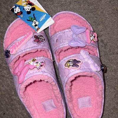 カッシー★ Crocs Adult Minnie & Daisy Classic Cozzzy Sandals, Multi, W9/M7