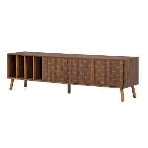 Dexmalle Modern TV Stand for TVs up to 80'' with 3 Door - 1 of 4