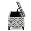 Vynxaria 59" Storage Ottoman: Stylish Seating & Smart Storage Solution - 3 of 4