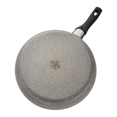 12-Inch Gray Aluminum Nonstick Fry Pan with Ceramic Coating