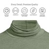 Lands' End Women's Lightweight Jersey Skimming Long Sleeve Turtleneck - 3 of 4