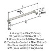 Amerock Cowrie Appliance Pull for Large Panels and Oversized Cabinets - 3 of 4
