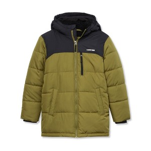 Lands' End Kids Water Resistant High Pile Lined Coat - 1 of 3