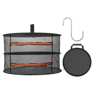 Unique Bargains Mesh Hanging Herb Drying Rack Foldable for Vegetable Plant - 1 of 4