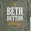 Men's - Yellowstone - Beth Dutton Strong Short Sleeve Graphic T-Shirt - 2 of 4