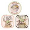 Disney Star Wars Grogu Mini Ceramic Trinket Tray Jewelry Ring Holder Gift Dish Set - 3 Piece Set - 4 of 4