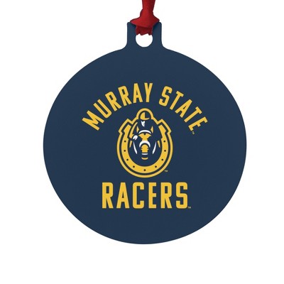 Murray State University Racers Logo Aluminum Holiday Christmas Tree Ornament