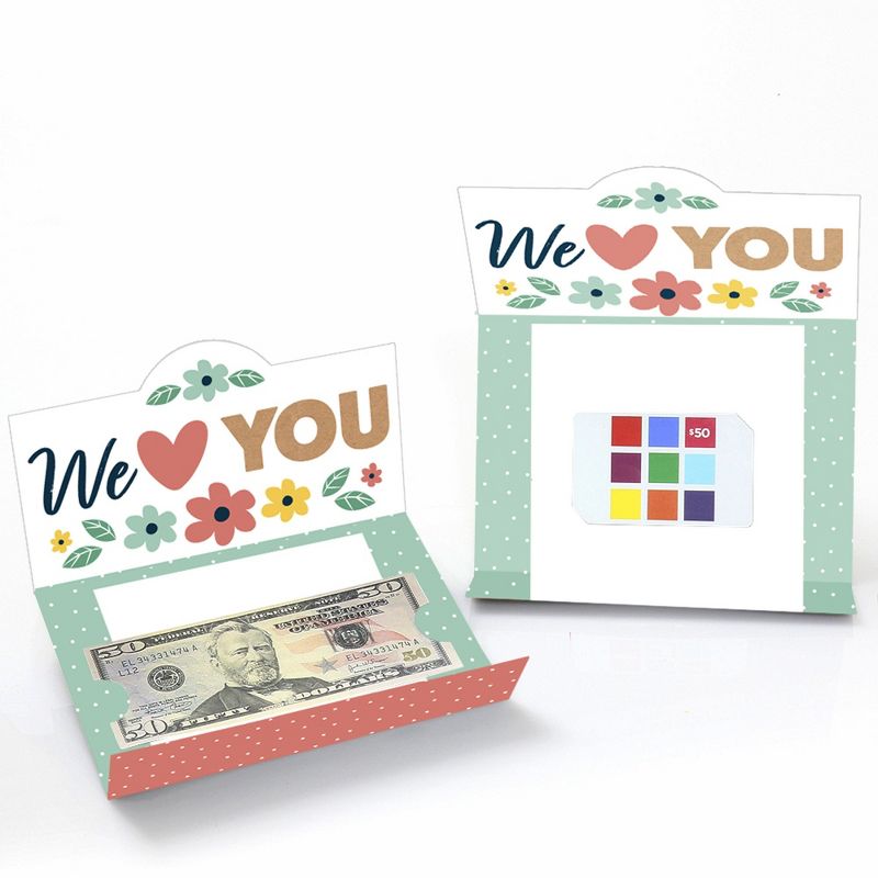 Big Dot of Happiness Grandma, Happy Mother's Day - We Love Grandmother Money and Gift Card Holders - Set of 8, 2 of 5