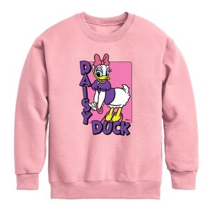 Boys' - Disney - Daisy Duck Graphic Long Sleeve Fleece Sweatshirt - 1 of 4