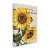 Stupell Industries You Are My Sunshine Vivid Sunflower Blossoms Canvas Art, 16" x 20" - 2 of 4