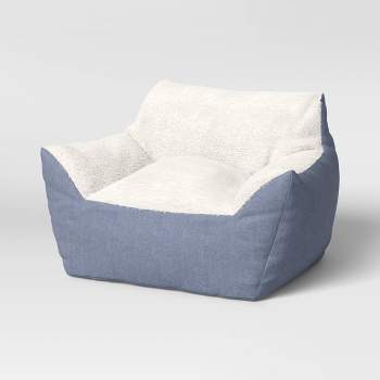 Chambray Kids' Bean Bag Chair - Pillowfort™
