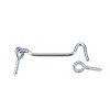 Unique Bargains Carbon Steel Cabin Eye Latch Gate Swivel Hook with Mounting Screws 20 Pcs - 2 of 4