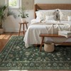 Lahome Vintage Vine Center Full Coverage Short Pile Velvet Rectangular Indoor Area Rug - 3 of 4