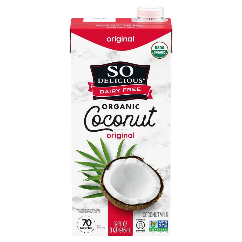 So Delicious Dairy Free UHT Original Coconut Milk - 1qt, 2 of 8
