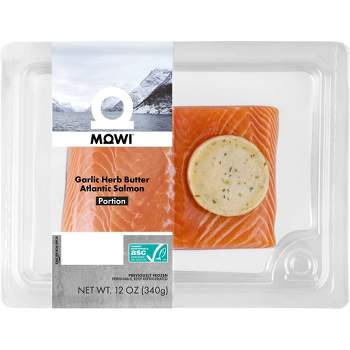 MOWI Fresh Garlic Herb Butter Atlantic Salmon Portion - 12oz