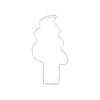 Unique Bargains Cookie Mould Cutter Notched Ice Cream Shape Dishwasher Safe Stainless Steel Silver Tone 1Pcs - 4 of 4