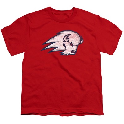 Utah Tech University Distressed Primary Logo Kids T-Shirt For Youth Red