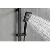 ChicFurnit Showerheads Rainfall Shower Head with Handheld Spray Combo Extention Arm High Pressure Showerheads for Bathroom, Black, 30"*7"*4.8" - 2 of 4