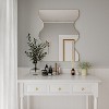 CAVINAS 30x35 Inch Bathroom Mirror with Wavy Sides,Modern Metal Frame Vanity Mirror,Wall Mirror for Bathroom,Living Room - 2 of 4