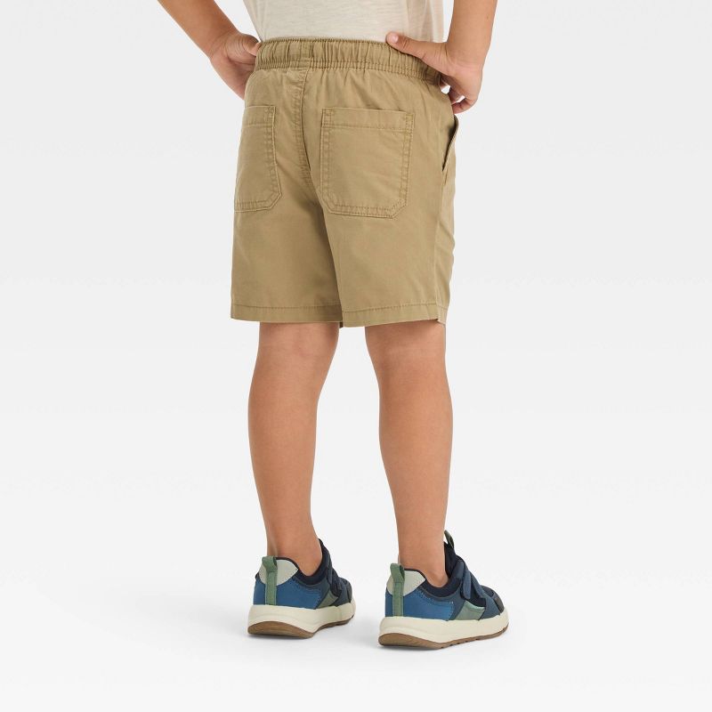 Toddler Boys' Woven Solid Pull-On Shorts - Cat & Jack™, 3 of 9