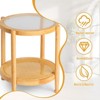 Karl Home |19.7In. Patio Wooden Side Table - 3 of 4
