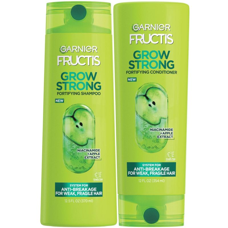 Garnier Fructis Active Fruit Protein Grow Strong Fortifying Shampoo &#38; Conditioner Twin Pack - 24.5 fl oz, 4 of 7