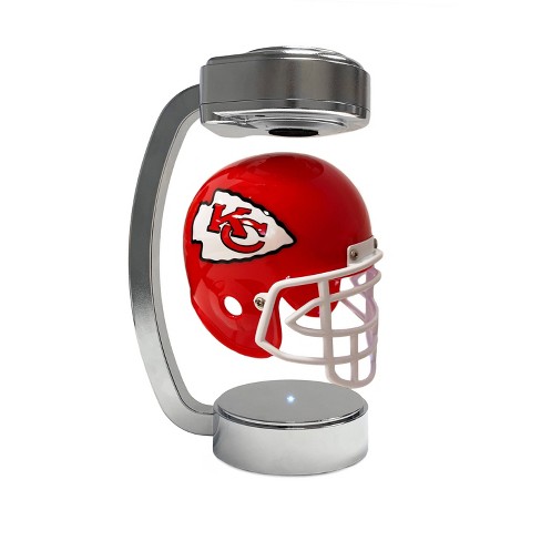 NFL Kansas City Chiefs Chrome Mini Hover Helmet Sports Memorabilia