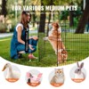 VEVOR Dog Playpen, 8 Pcs 30"H x 24"W Panels Foldable Metal Pet Exercise Pen, Dog Fence Indoor and Outdoor Pen with Door, 600D Oxford Fabric Top Cover - 4 of 4